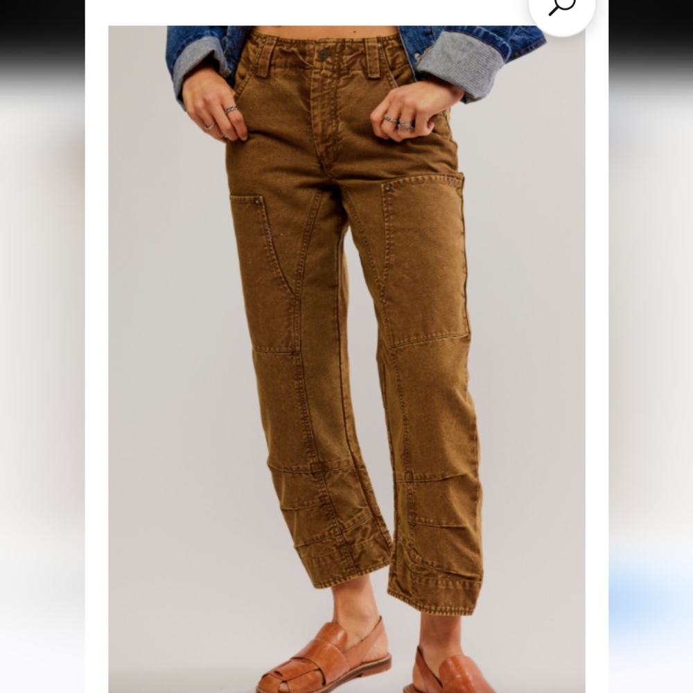Brown Casual Women's Pants